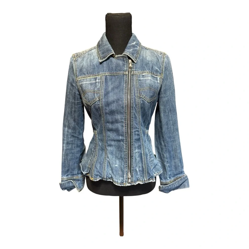 Armani Jeans Indigo Denim Jacket Series 002. - Picture 2 of 11